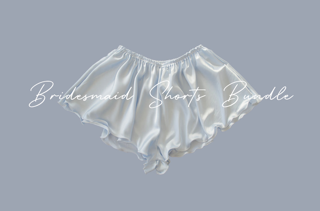 Bridal: Bridesmaid Silky Shorts