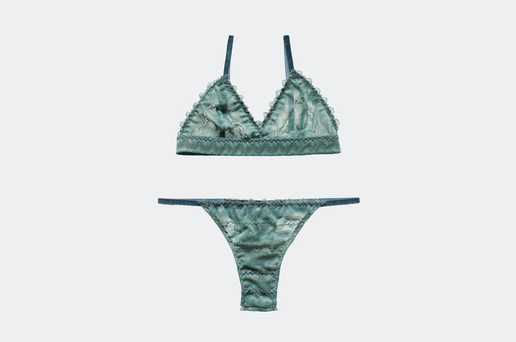 Evergreen Lace Set