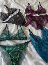 Load image into Gallery viewer, Indigo Longline Lace Set

