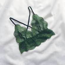 Load image into Gallery viewer, Sheer lace bralet (multiple colours)
