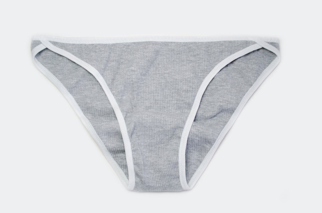 Soft stripe brief