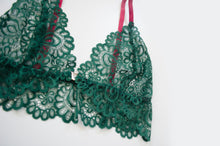 Load image into Gallery viewer, Frankincense Lace Bralet - Handmade
