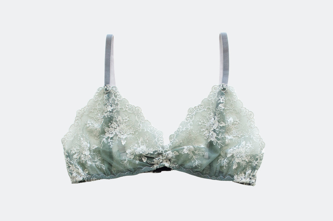 Sage Lace Bra