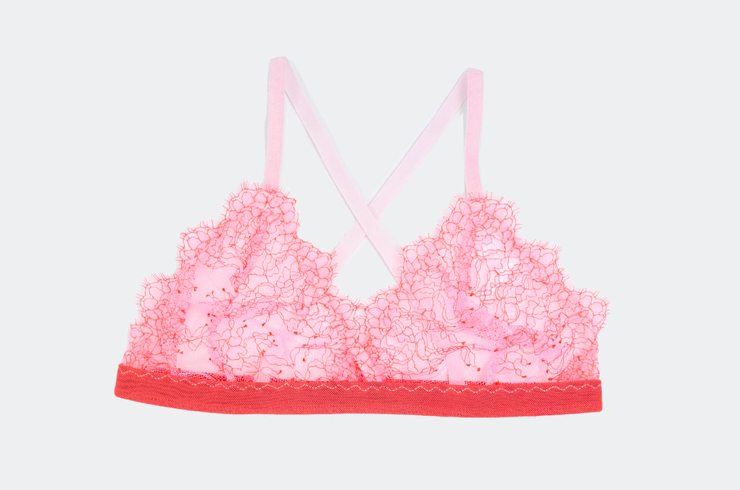 Evie - Eyelash Lace Bra