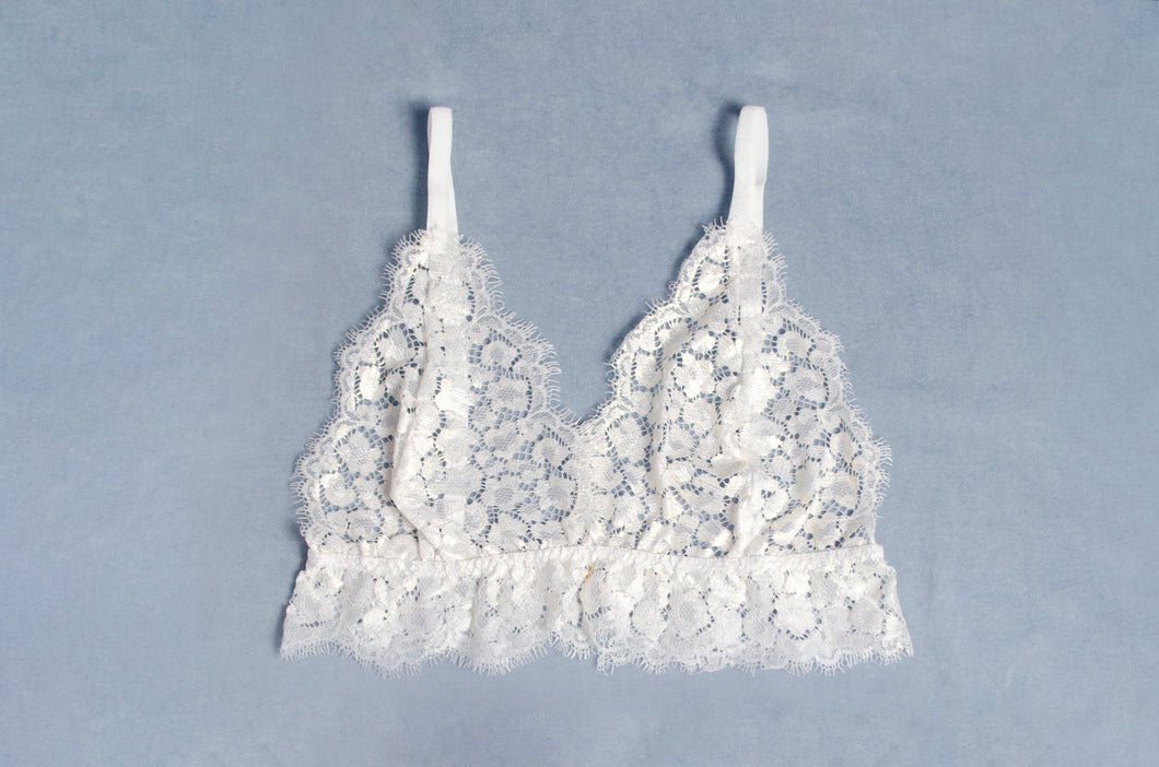 North Star Eyelash Lace Bra