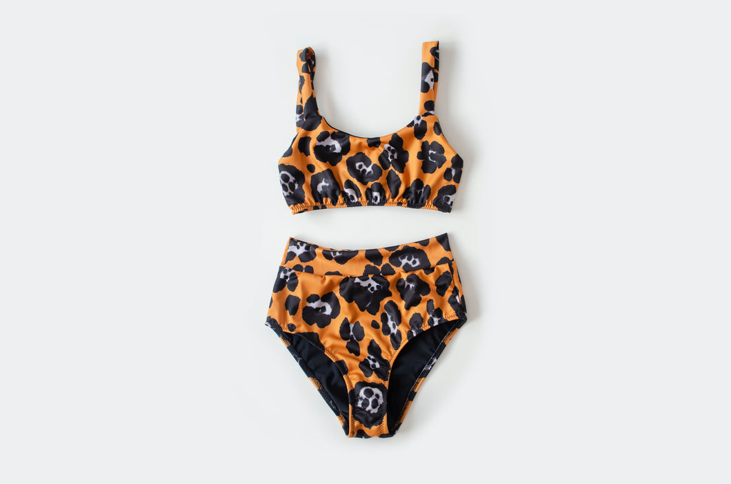 Barcelona High Waist Swim Set