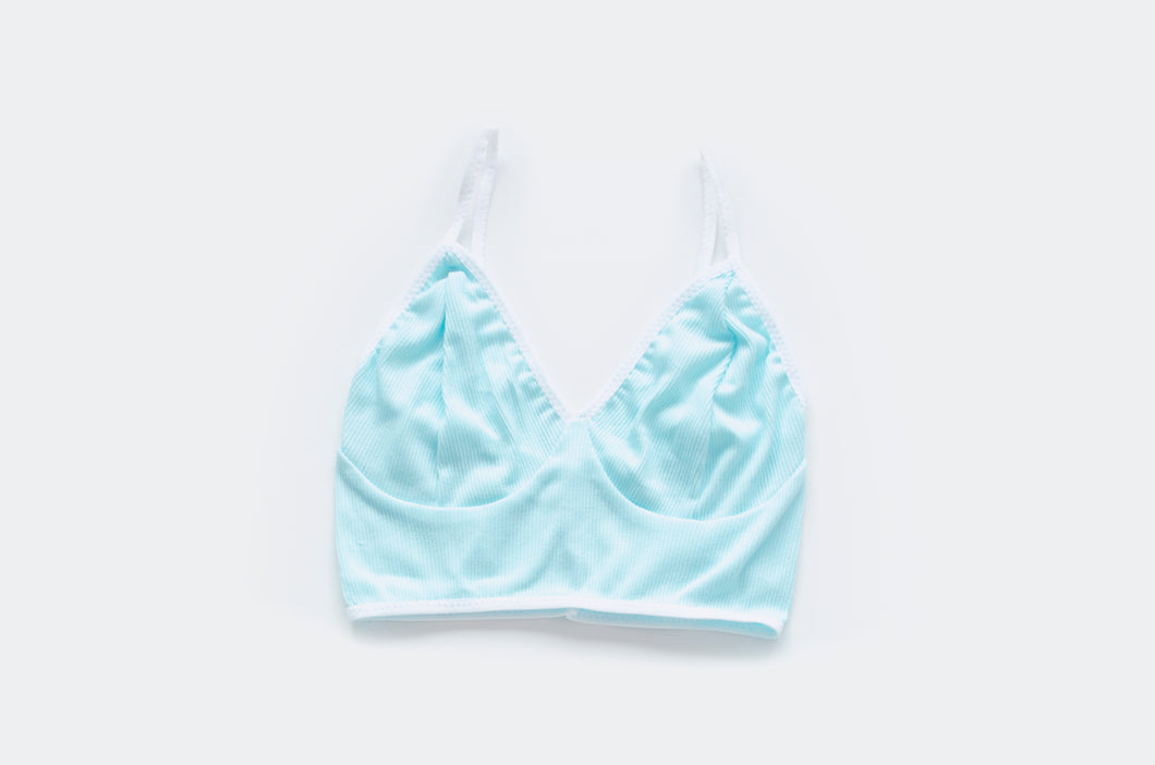 St Lucia Cotton Longline Bra