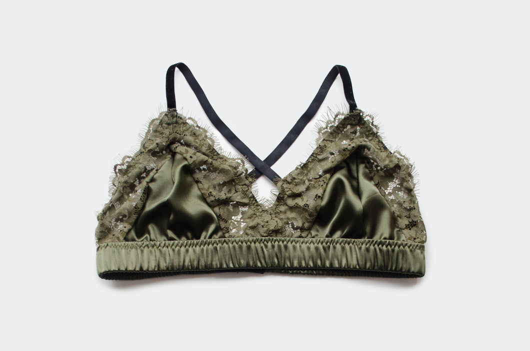 Thyme Eyelash Lace Bra