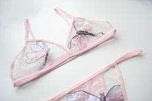 Load image into Gallery viewer, Flutter Embroidered Bra (Multiple Colours)
