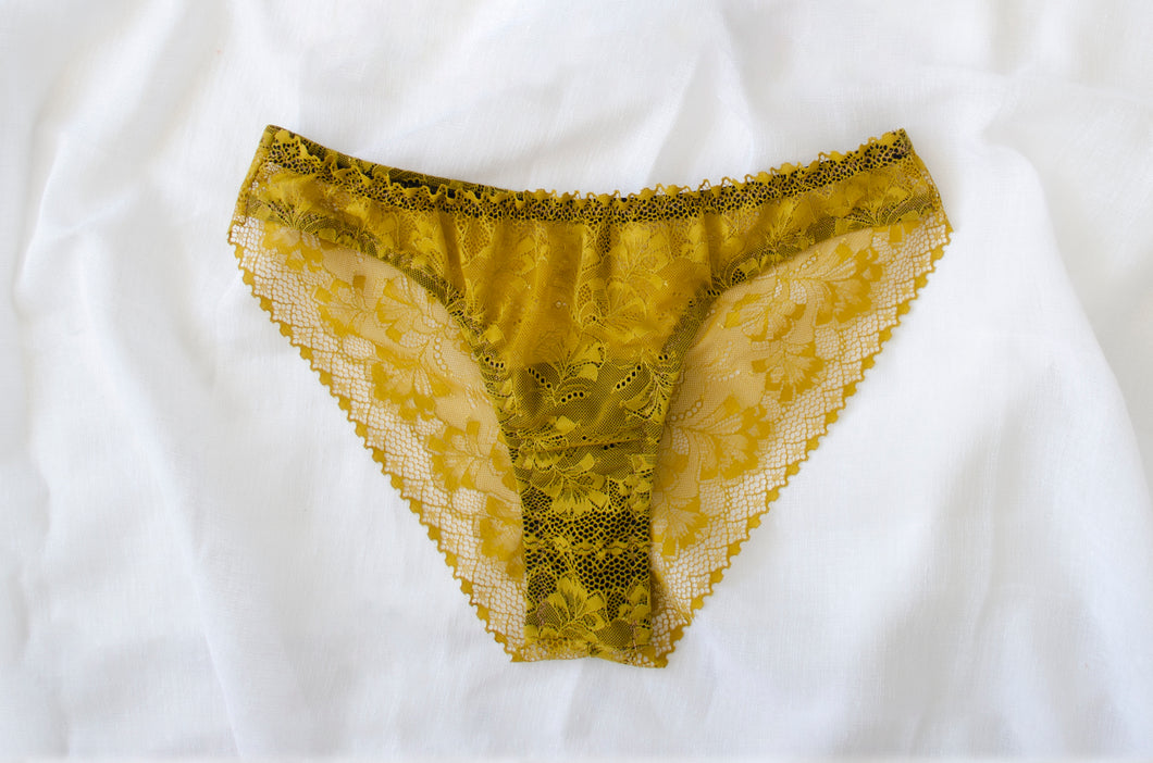 'Golden' Lace Brief