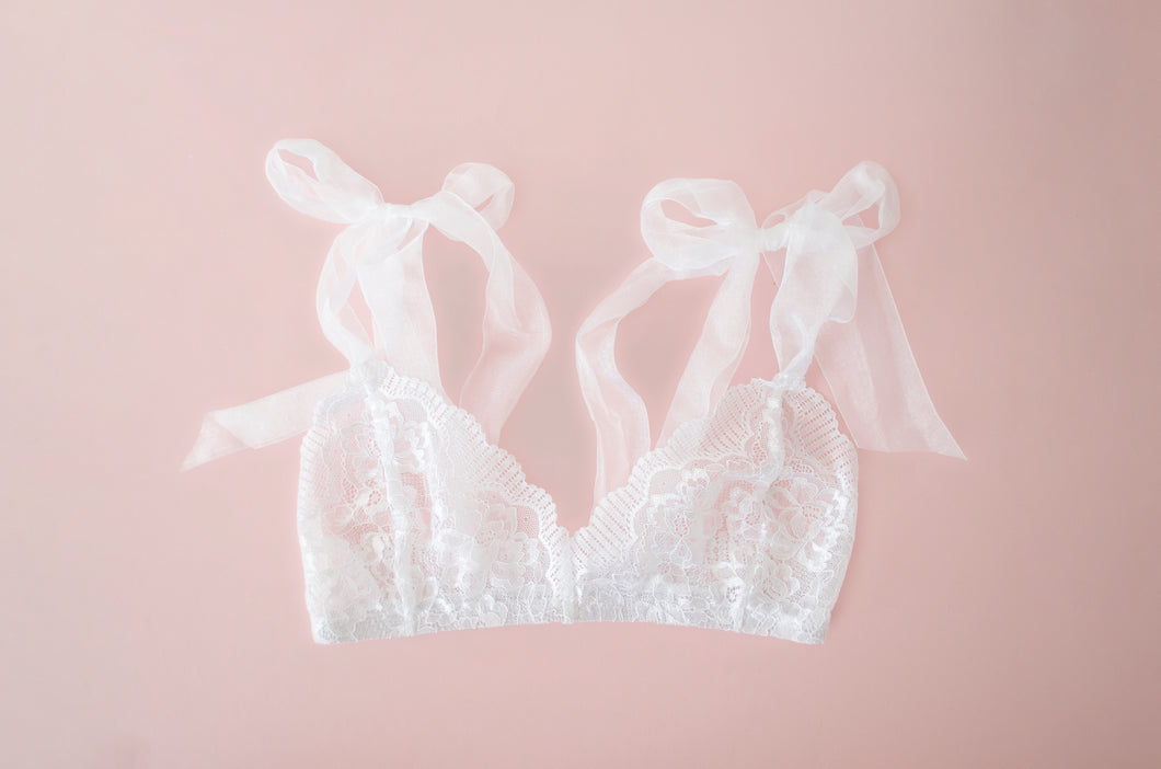 Chiffon Lace Bralet